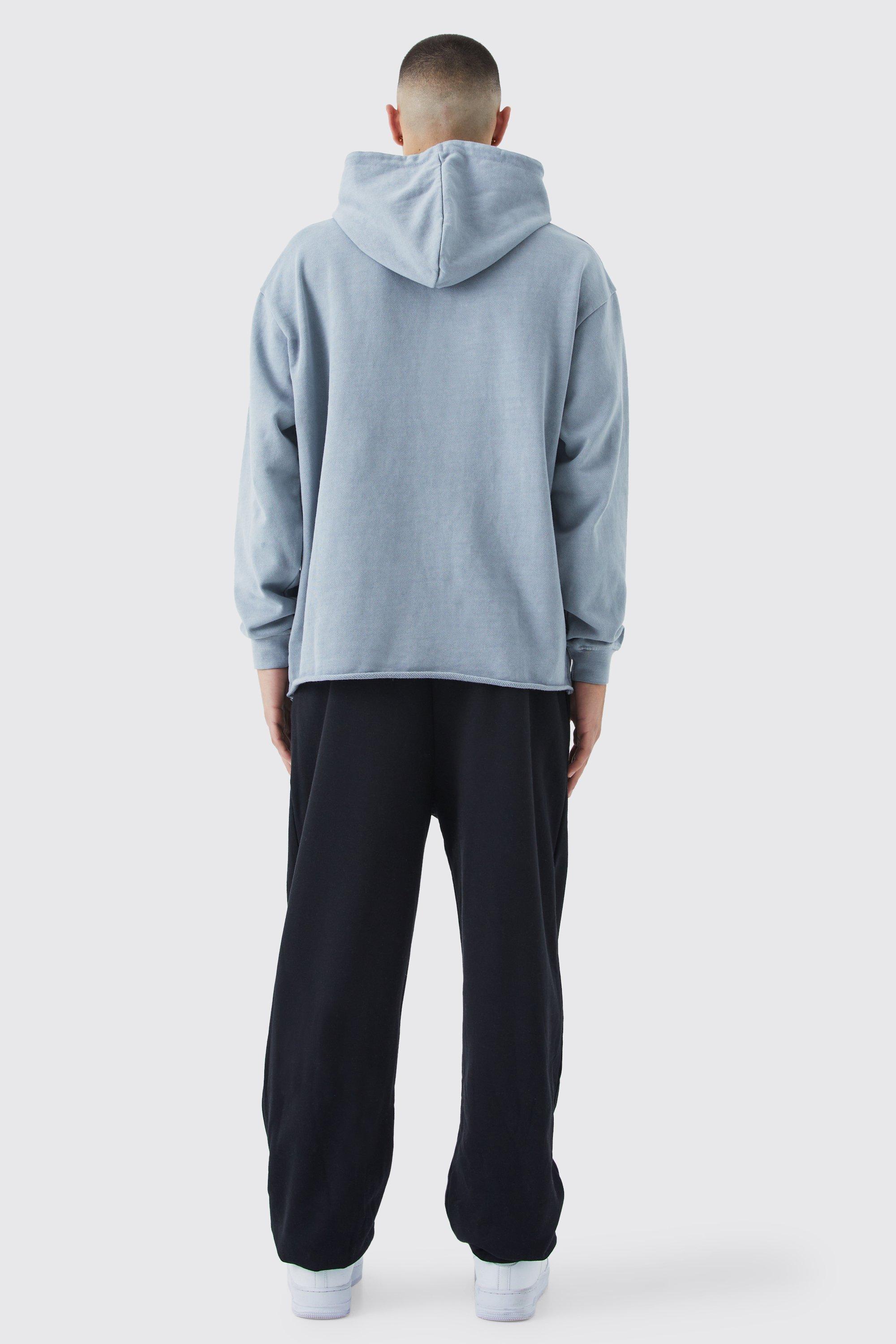 Raw best sale hem hoodie